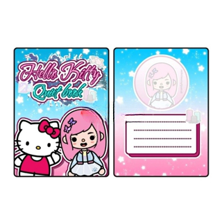 Bisa COD Mainan Edukasi Mainan Anak Viral Toca Boca Paper doll Edisi Hello Kitty House toca boca Hel
