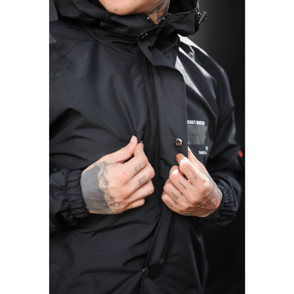 JAKET PRIA GUNUNG - JAKET PARASUTE ZIPPER - JAKET OUTDOOR GUNUNG