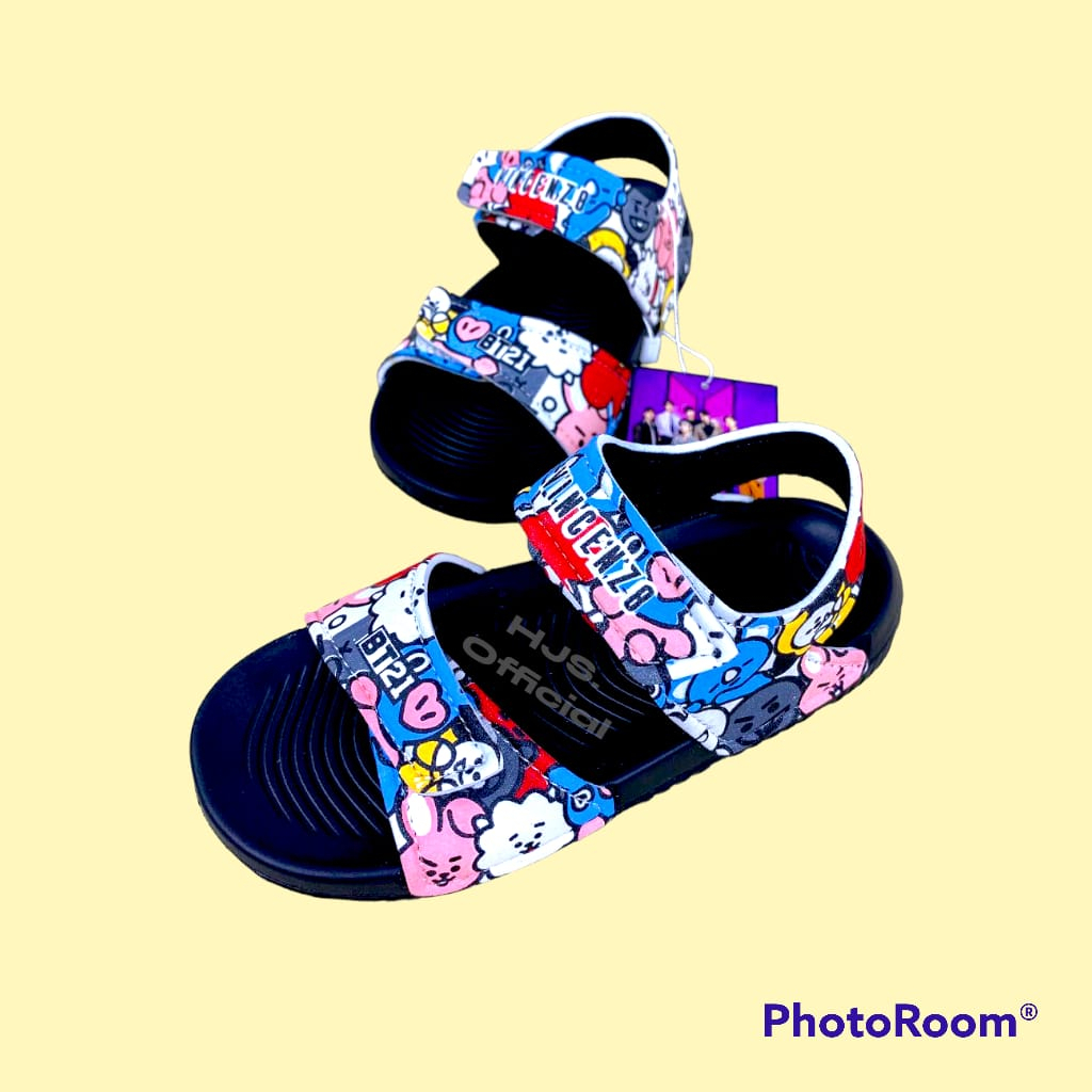 Sandal Anak Laki Laki Motif Karakter  BTS Sandal Gunung Anak Sendal Anak Terbaru Lucu  Sandal Anak Vincenz8