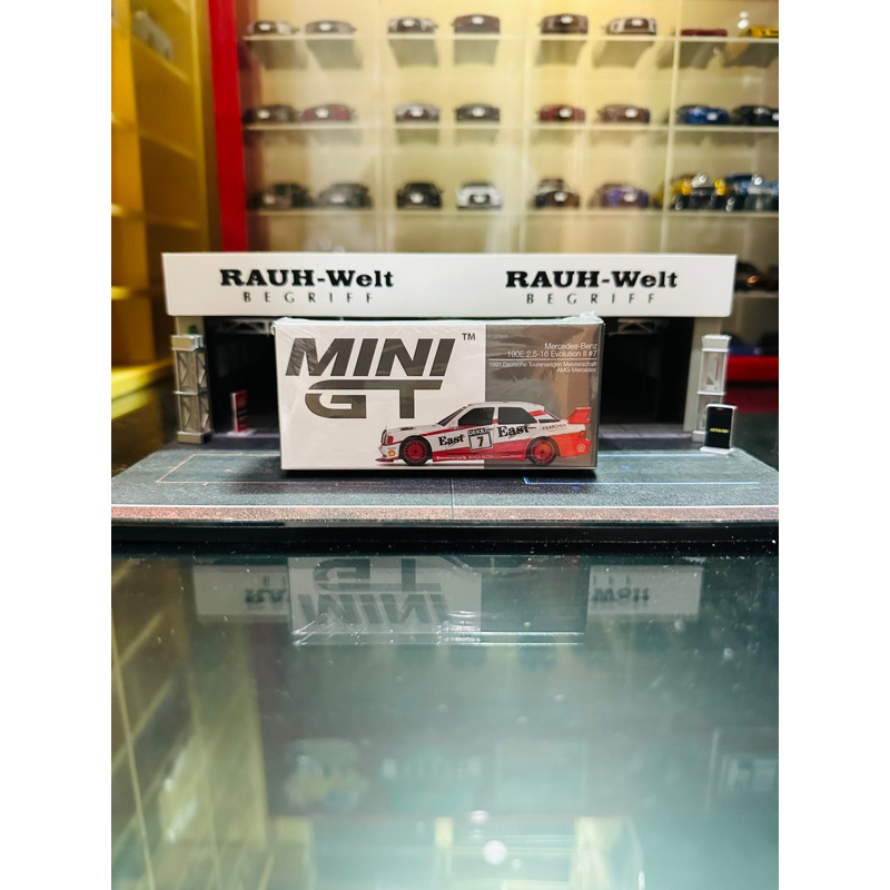 Mini GT No 239 Mercedes Benz 190E Evolution II #7 East 1991 DTM AMG