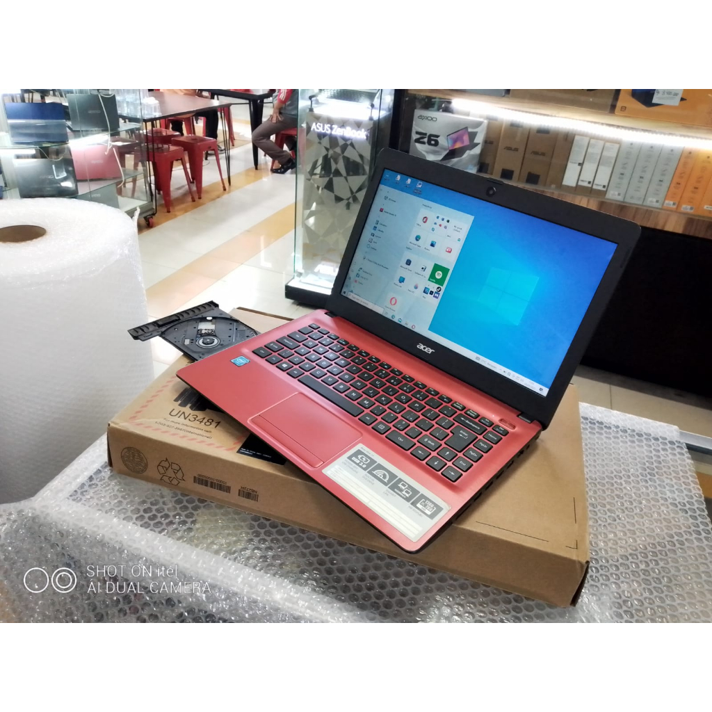 laptop Leptop Seken second Bekas ACER  RAM 4gb hdd 500gb bagus 4 gb 14 inc zoom siap pakai 1 jutaan 1jutaan murah