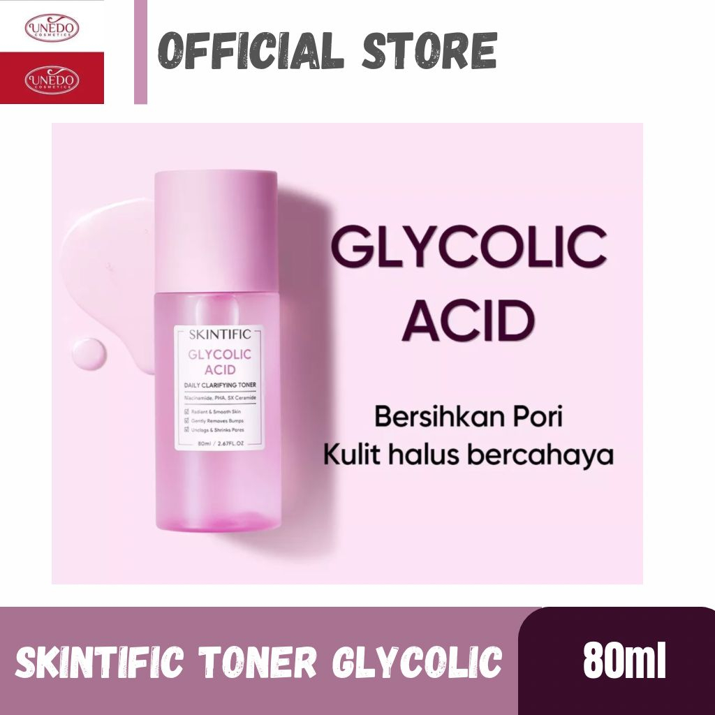 SKINTIFIC Glycolic Acid Daily Clarifying Toner Wajah