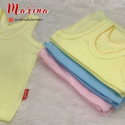 [6Pcs] SINGLET KAOS DALAM ANAK/REMAJA MURAH SALUR WARNA MARINA CEWEK/COWOK