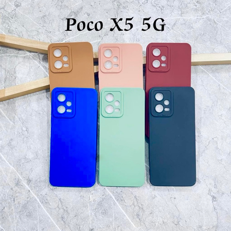 Softcase POCO X5 5G Case 3D Pro Camera Gel Silika Casing