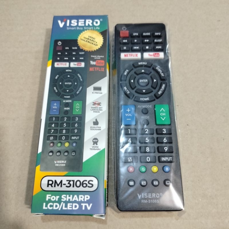 Remote TV LED/LCD Smart Sharp