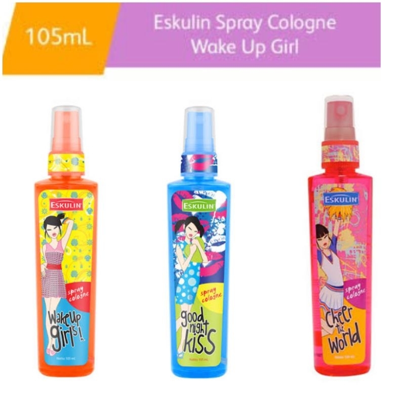 Eskulin Spray Cologne 105mL - Cheer The Word / Wake Up Girl / Goof Night Kiss /  Cheerful Swing 110ml