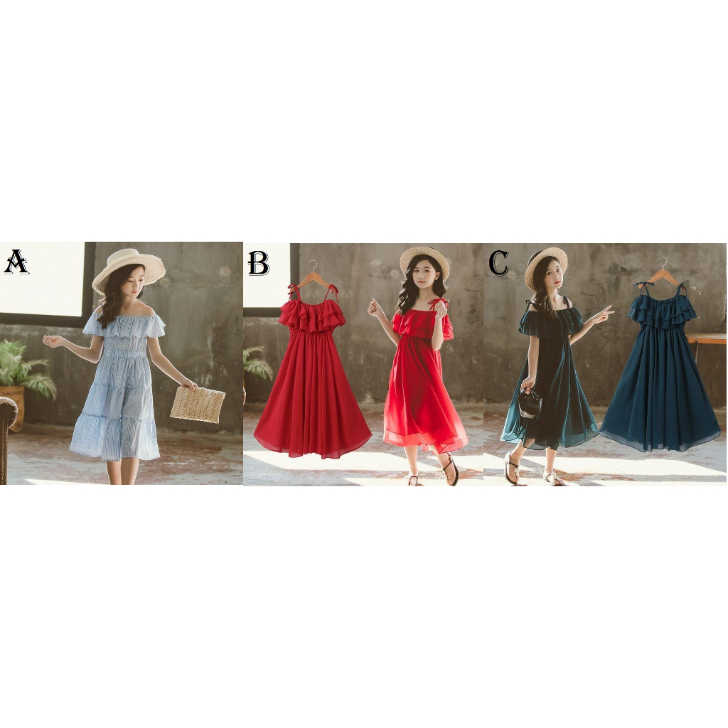 GROSIR DRESS PESTA ANAK IMPORT (INER)