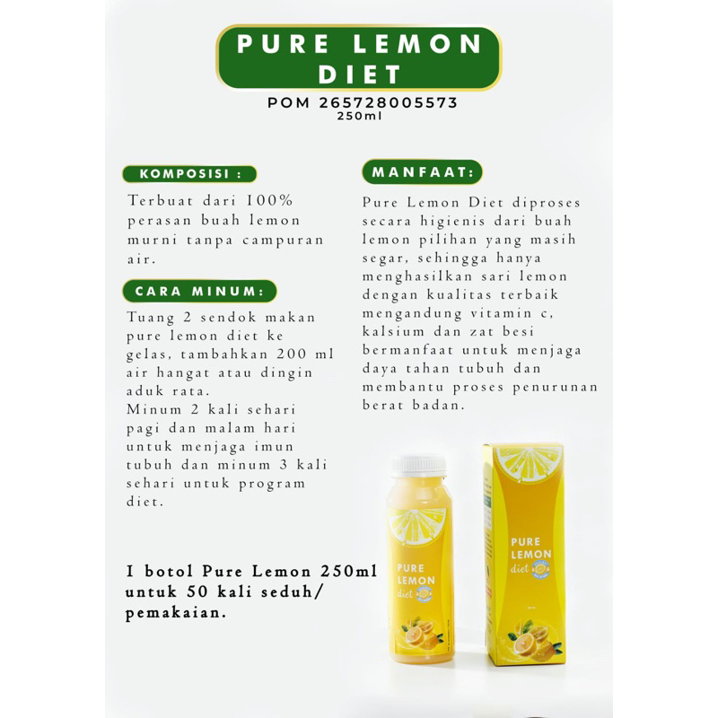 

Pure lemon diet herbalove