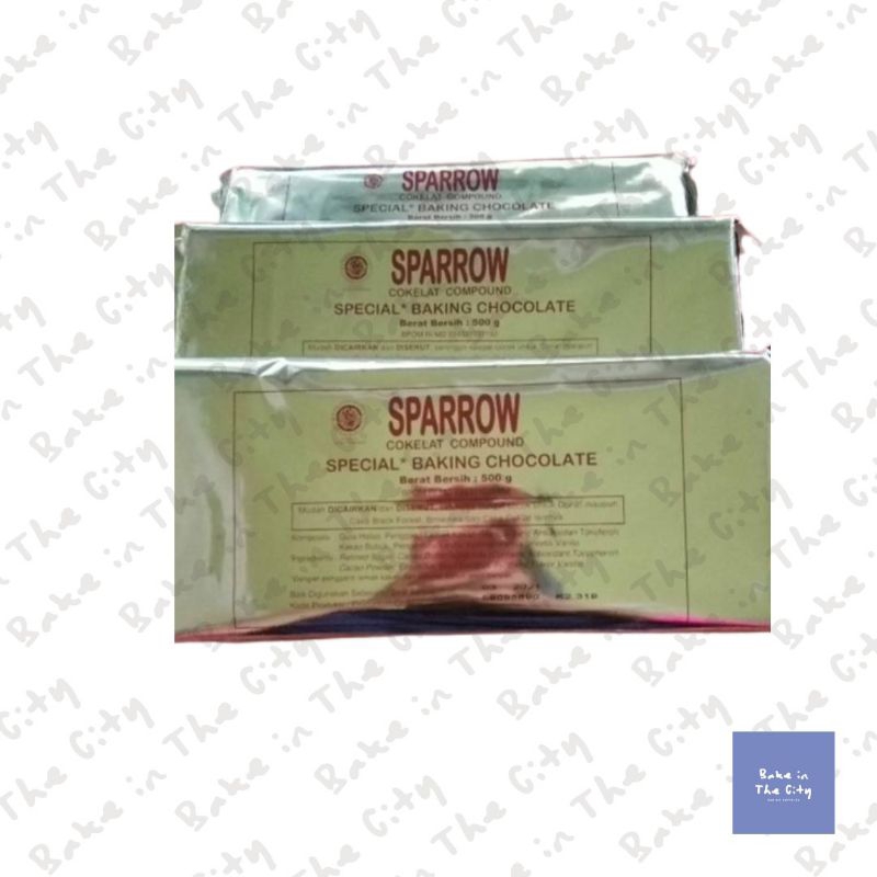 

Cokelat Dark Compound Sparrow - 500g