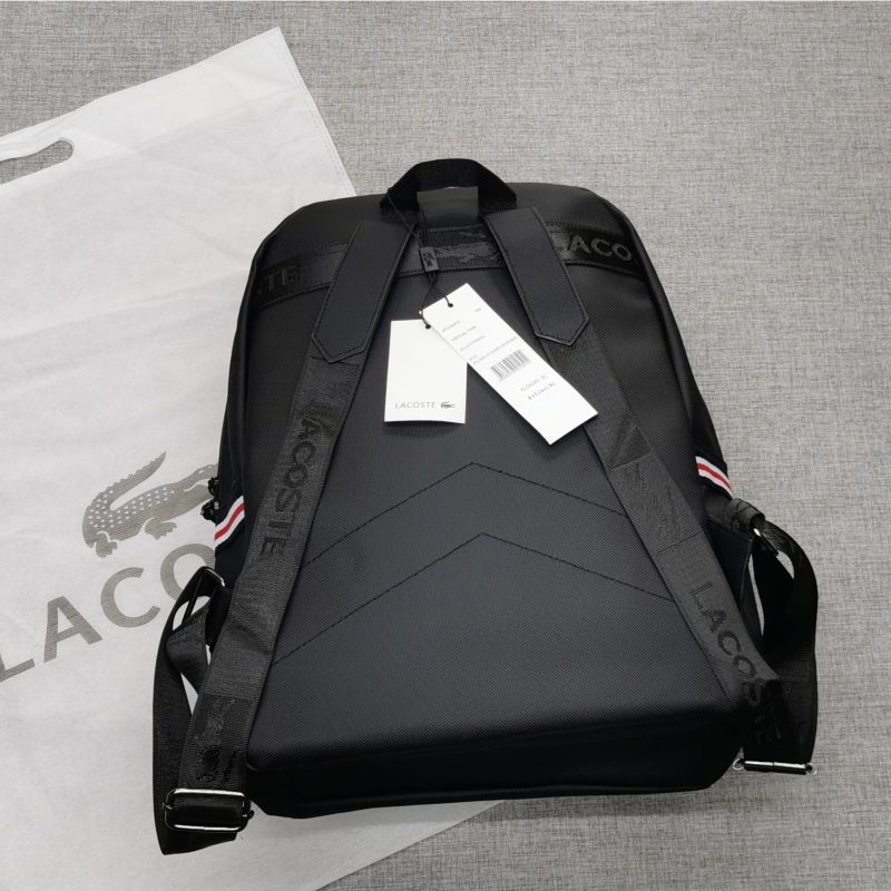 Backpack Leather Black Tas ransel pria