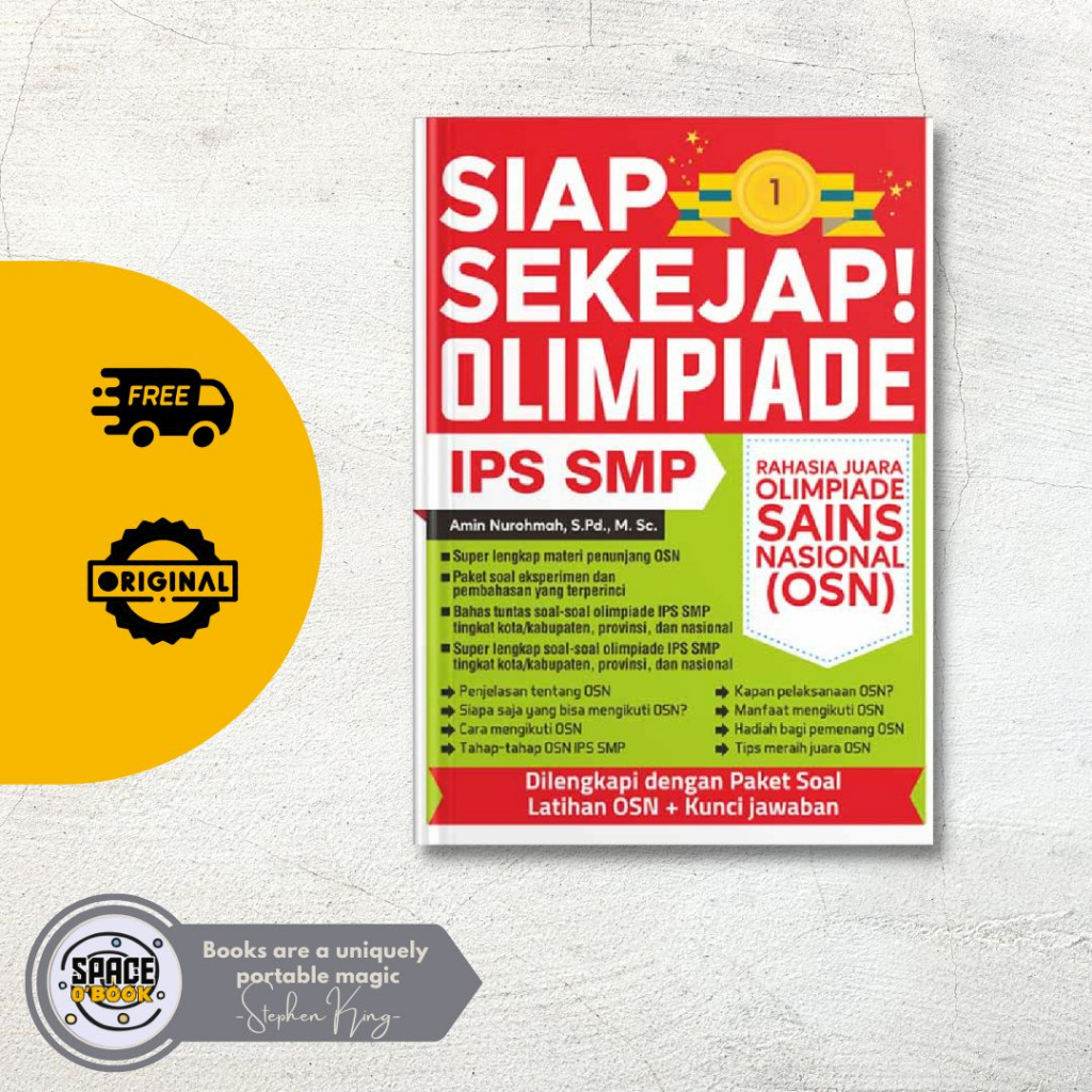 Buku Siap Sekejap Olimpiade IPS SMP -  Siap Sekejap Olimpiade IPA SMP -  Siap Sekejap Olimpiade Mate