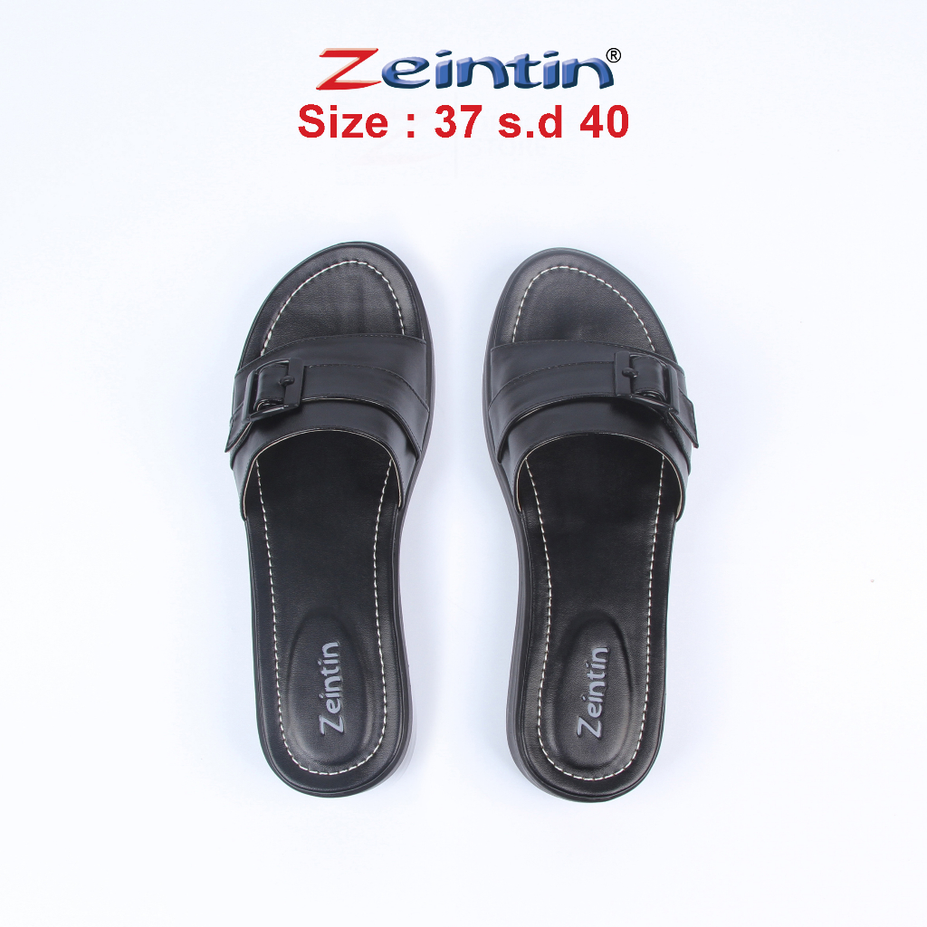 Zeintin - Sandal Wanita Casual Sendal Slop Cewek Sintetis Perempuan Kekinian Sandal Wedges ZEINTIN HP