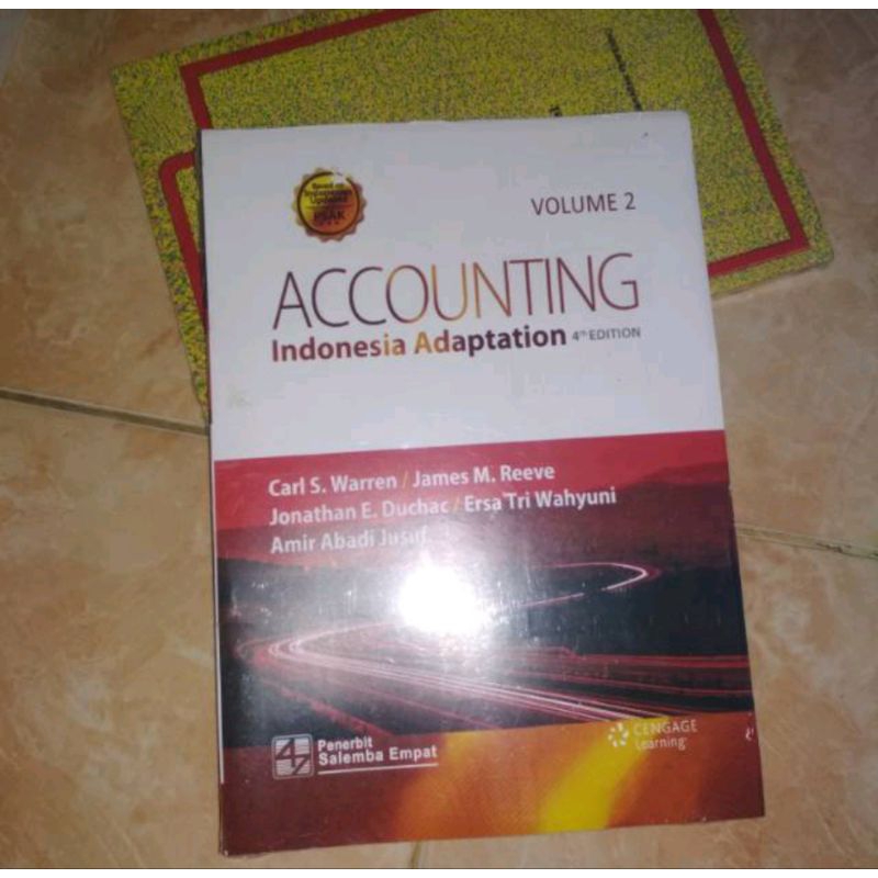 

Accounting Indonesia Adaptation 4th Edition volume 2 Carl S. Warren