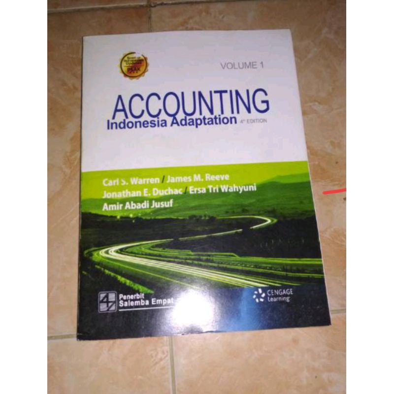 

Accounting Indonesia Adaptation 4th Edition Vol 1 By Carl S.Warren