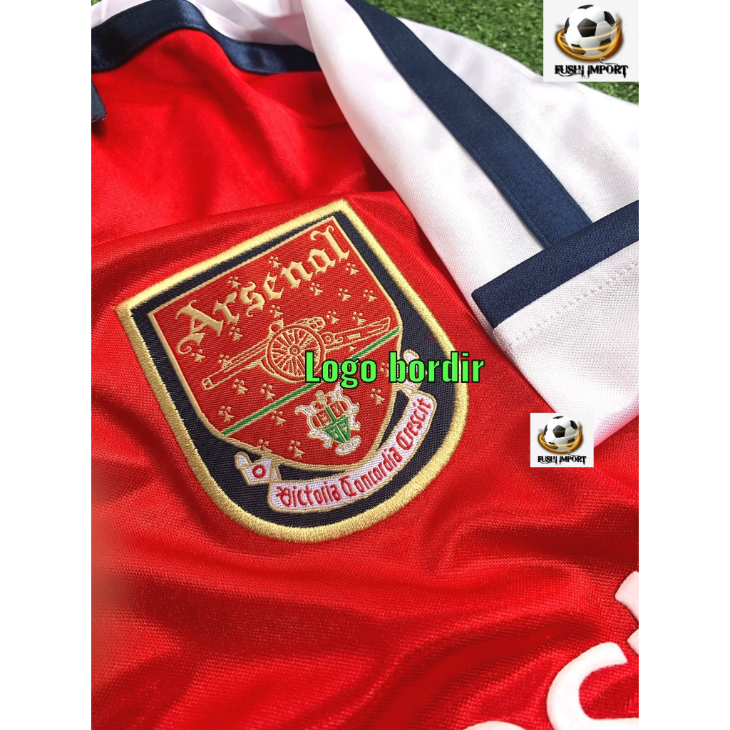 RETRO | Jersey Baju Bola Arsenall Home 2000 2001 Grade Ori