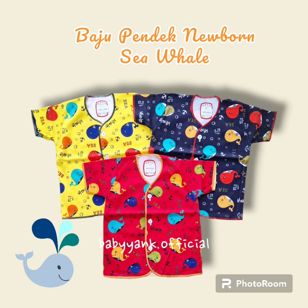 ♥BabyYank♥ Baju Bayi Newborn 0-6bulan 6-2tahun Whale - Celana Bayi Newborn 0-6m - Pakaian Bayi Set 6-2tahun