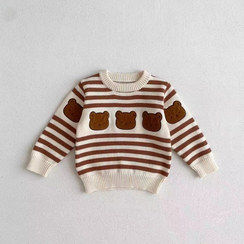 Sweater three bear bayi anak