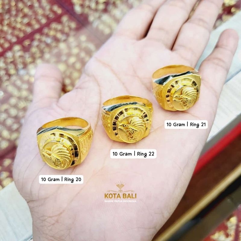 Cincin Model Cendrawasi Berat 10 Gram