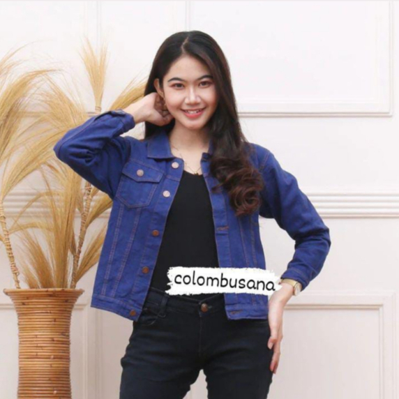 Jaket Jeans Wanita Kekinian / Jaket Cropty