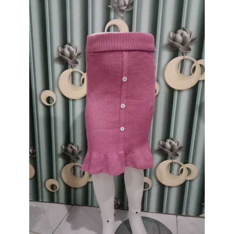 Rok rajut anak rok kncing usia 2-5 tahun/Rok rajut sepan anak perempuan
