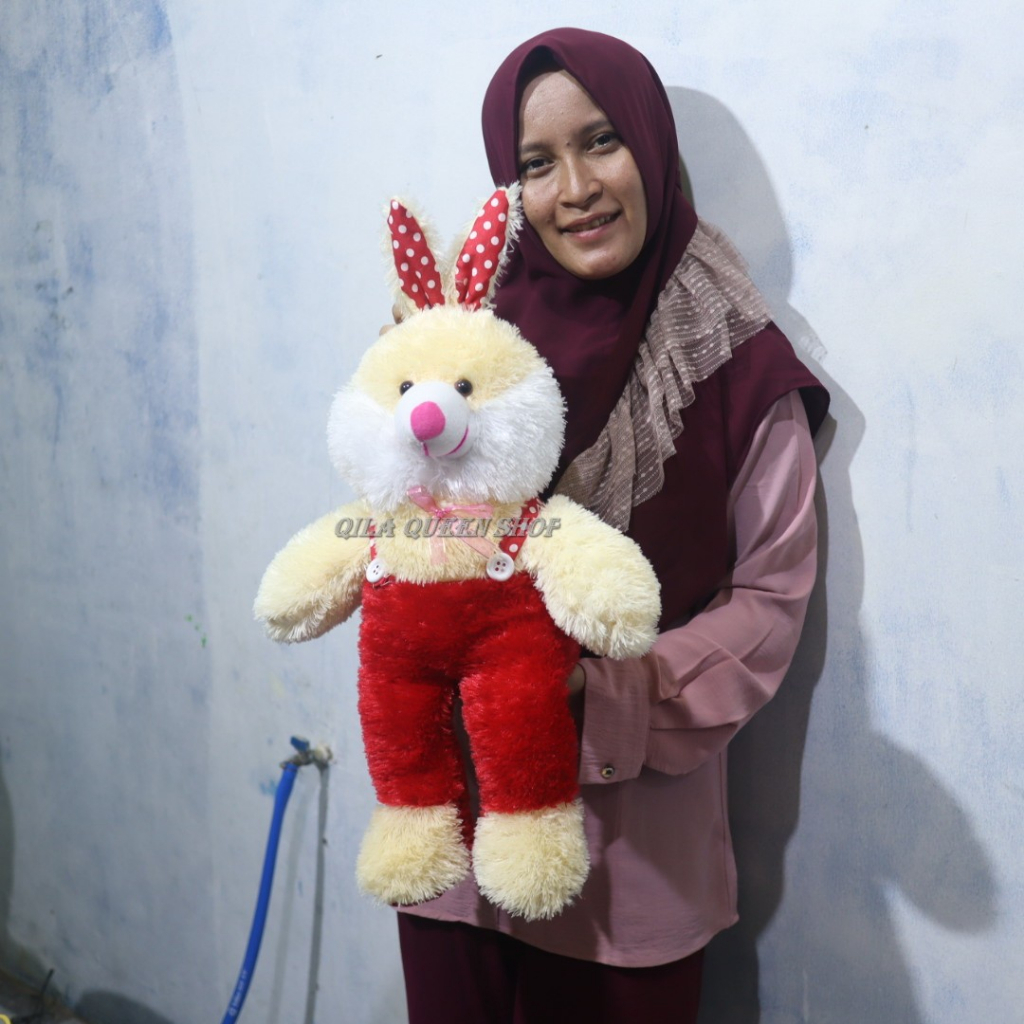 BONEKA KELINCI M JOJON TERLARIS BISA COD TINGGI 60CM SAMPAI UJUNG KEPALA