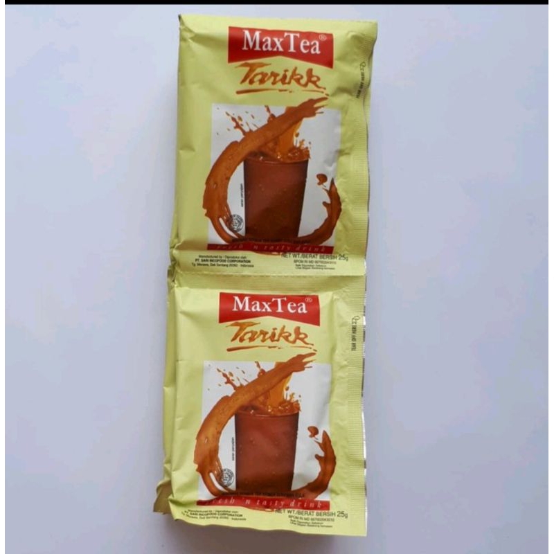 

Max tea teh tarik renceng isi 10 sachet