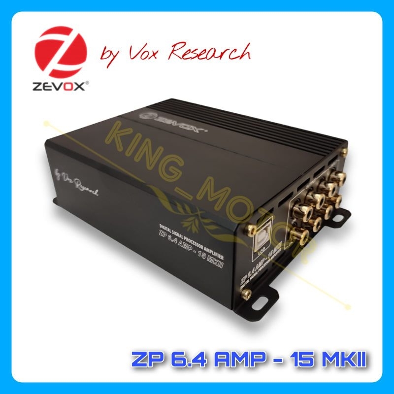 Digital Signal Processor DSP Zevox ZP 6.4 AMP- 15 MKII by Vox Research