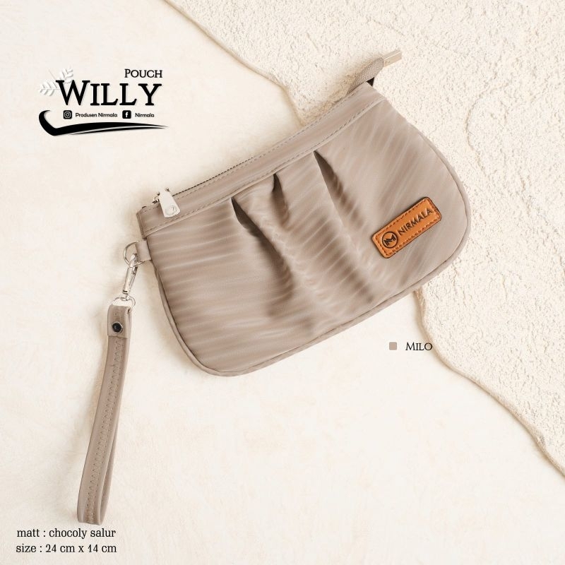 POUCH WILLY ORIGINAL BY NIRMALA BAHAN CHOCOLY SALUR ANTI AIR PREMIUM