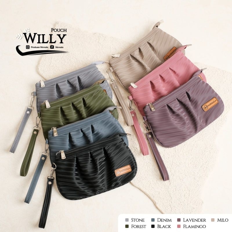 POUCH WILLY ORIGINAL BY NIRMALA BAHAN CHOCOLY SALUR ANTI AIR PREMIUM