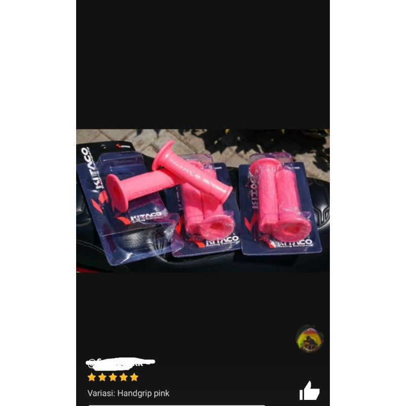 Sepasang HandGrip Murah Handgrip Motor Variasi Warna Pink ,Blue,Black,kuning,Grey Universal Bisa Semua Motor