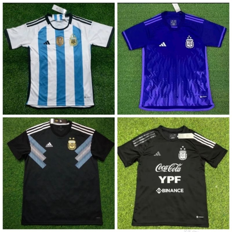 Jersey Kaos Baju Sepak Bola Timnas Argentina Home Away 3rd Third Training Latihan Prematch Pre Match