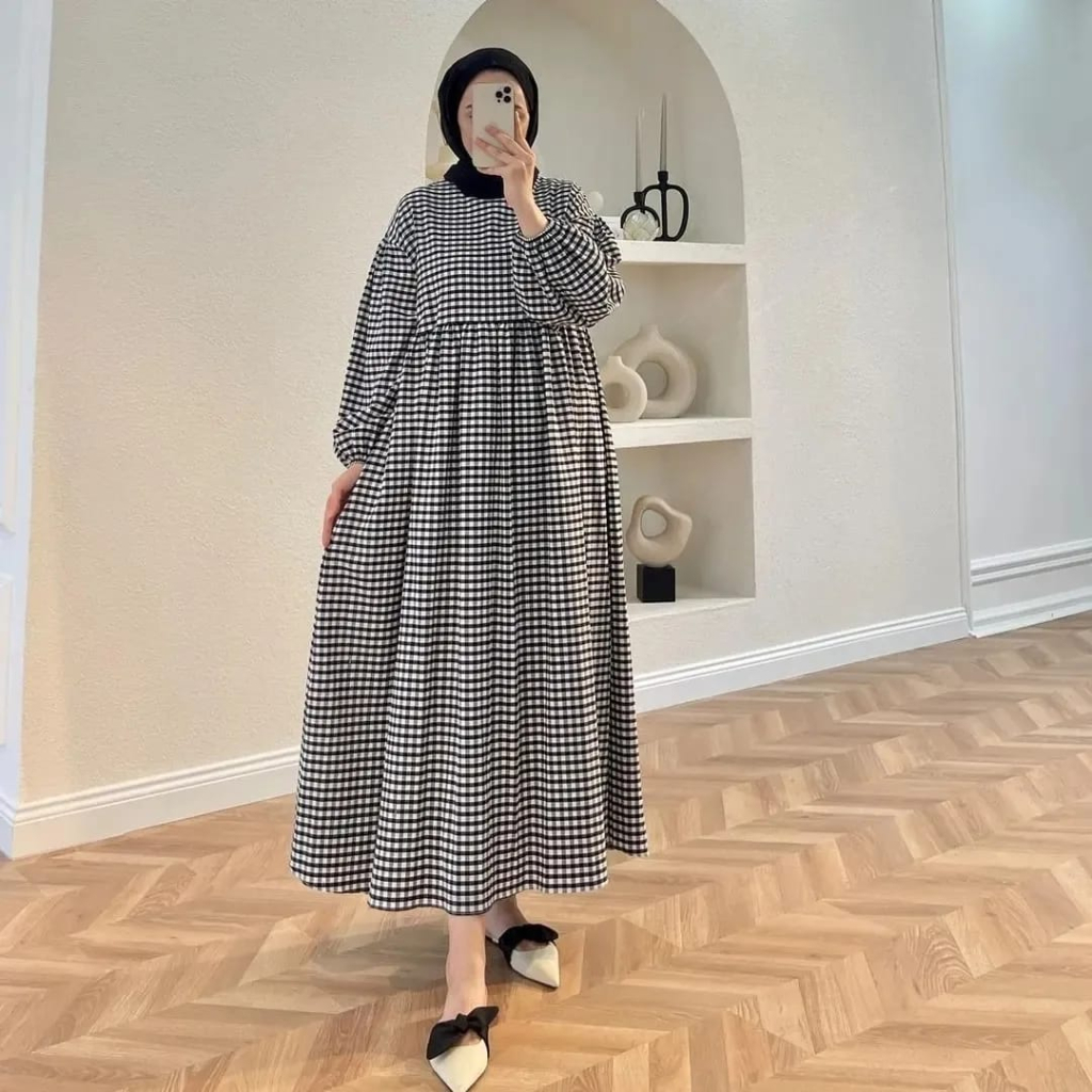 NAULI Square Baju Dress Gamis by NAULEA