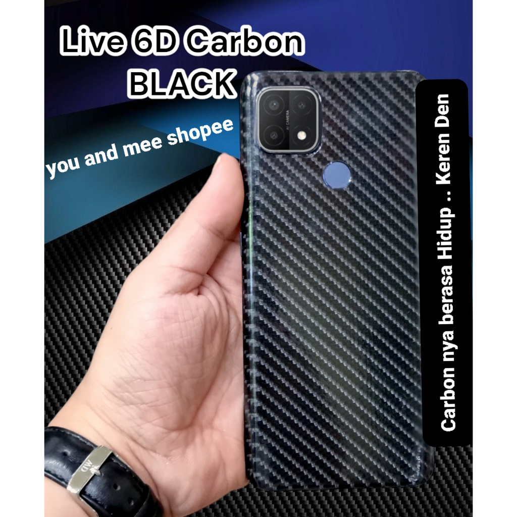 Skin Carbon 4D REALME 3 3Pro 2 Pro 1 GT Master EDITION GT Neo 5 Neo 2 2T GTNeo 3 3T GT2 PRO Garskin Sticker Transformer Stiker ROBOT Antigores Full Cover Belakang Back Casing Gar Anti Gores Jamur Pelindung HP Transparent Bening Clear Plus 5G S T