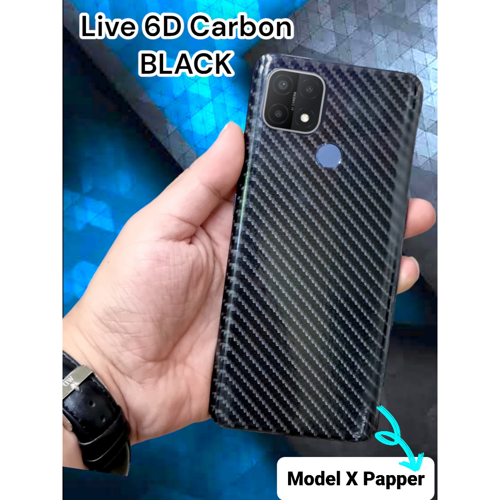 Skin Carbon 4D REALME 3 3Pro 2 Pro 1 GT Master EDITION GT Neo 5 Neo 2 2T GTNeo 3 3T GT2 PRO Garskin Sticker Transformer Stiker ROBOT Antigores Full Cover Belakang Back Casing Gar Anti Gores Jamur Pelindung HP Transparent Bening Clear Plus 5G S T