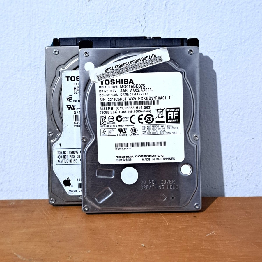 Hardisk Laptop 750GB SATA 2.5 inch Harddisk