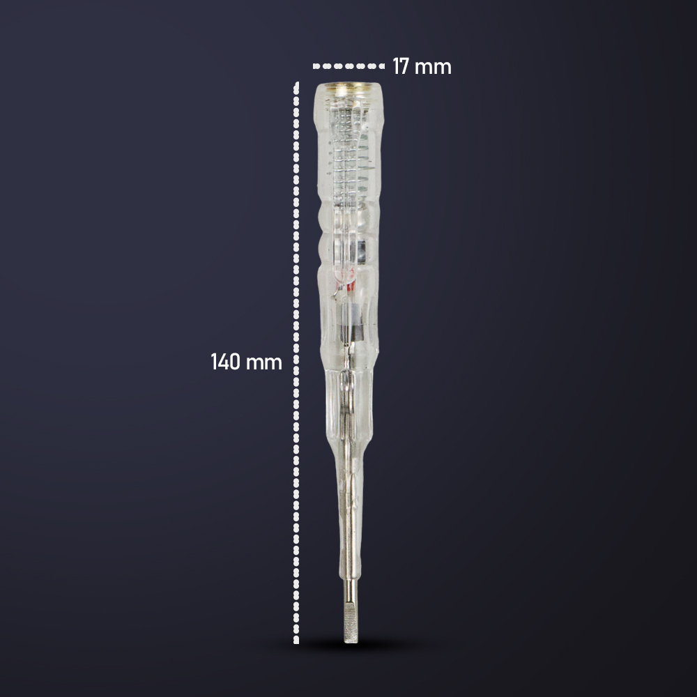 Voltage Test Pen Pendeteksi Aliran Arus Listrik 12-240V - BS250 - Transparent