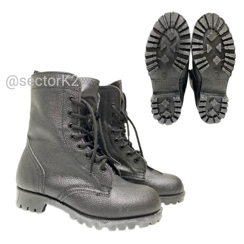 Sepatu Spek Jatah PDL Kulit Jeruk TNI POLRI SECURITY LINMAS FULL PRESS MOLDING