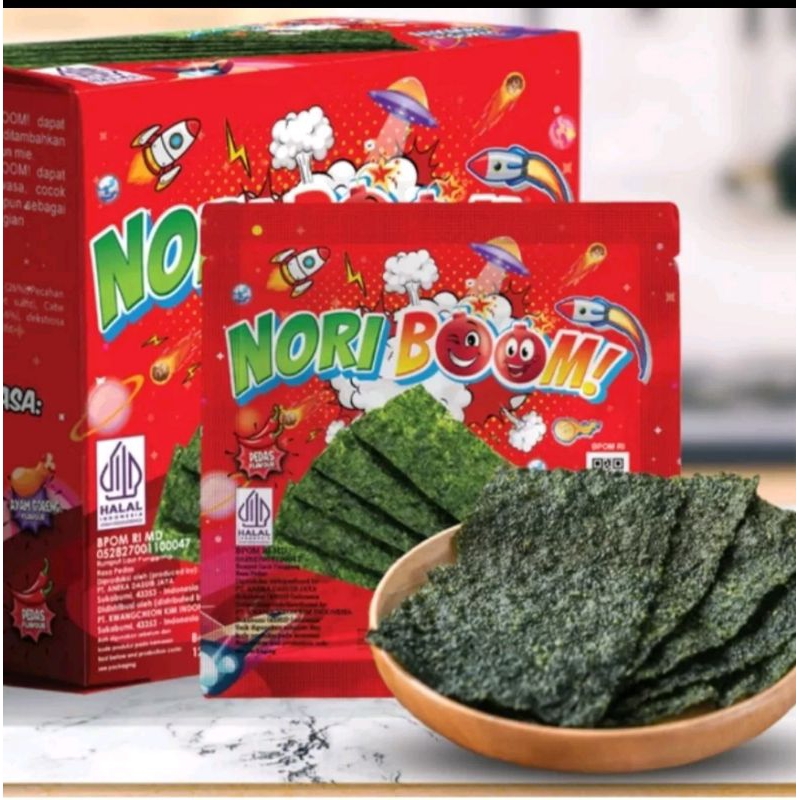 Cemilan Nori rumput laut/ seaweed Krispy saset