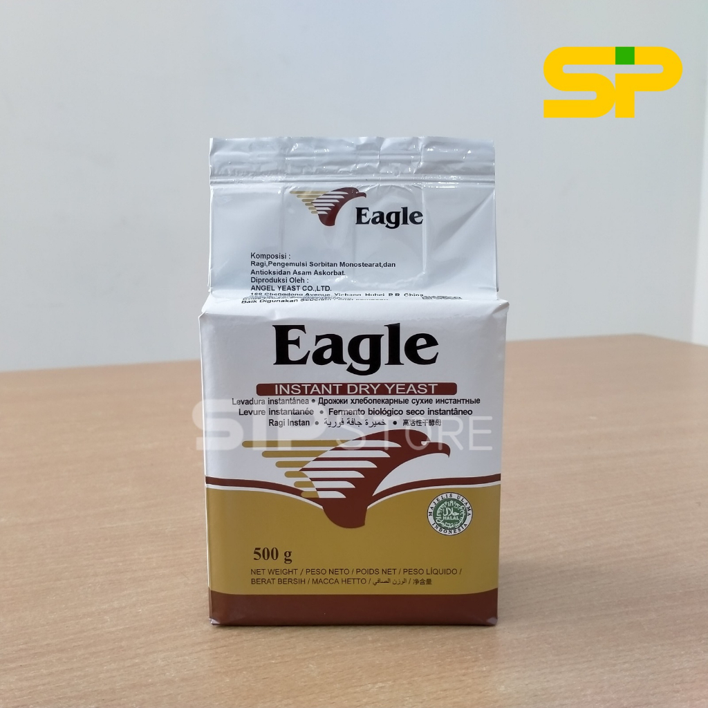 EAGLE Instan Dry Yeast Ragi Instan 500gr / Pengembang Kue / Ragi Kering 500 gr