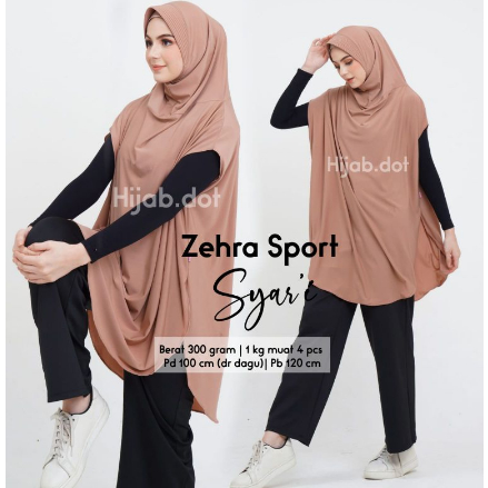 Hijab ZEHRA Sport Syari Hijab.DOT