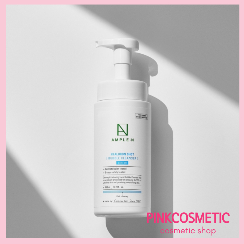 AMPLE:N Hyaluron Shot Bubble Cleanser 450ml