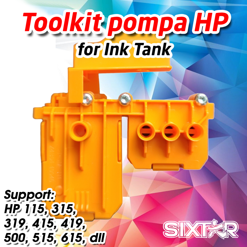 Toolkit Air Purger HP InkTank Smart Tank Pompa Aliran Tinta Printer 115 315 319 415 419 500 515 615