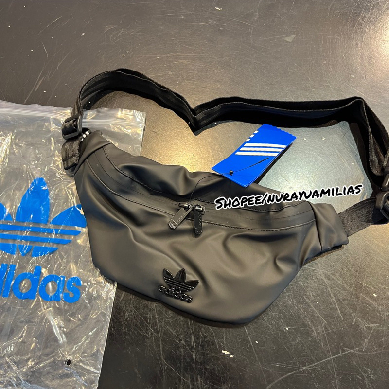 Tas Waistbag pria adidas anti air import mirror tas waist bag pria wanita branded