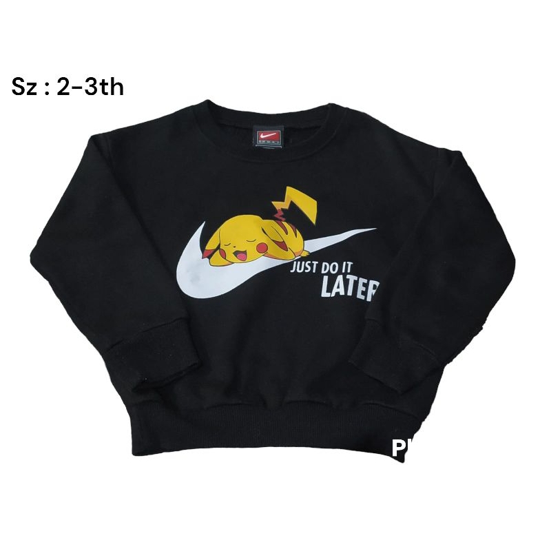 crewneck Nike pokemon kids vintage