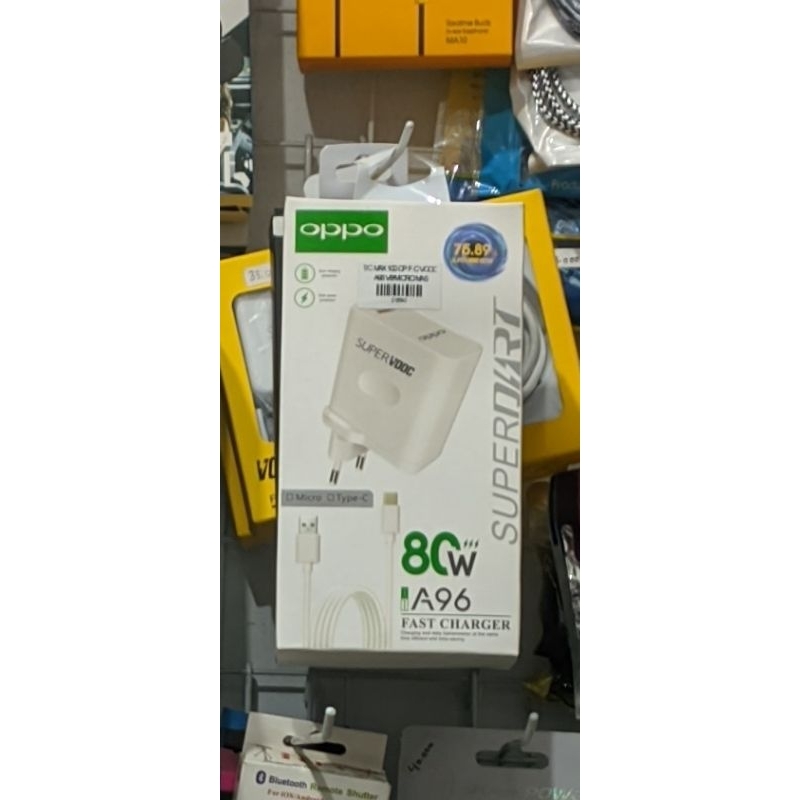 Kepala Charger Oppo Support Fast Charging 80 Watt