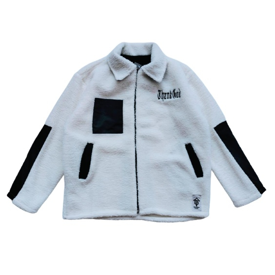 Jaket Sherpa Good Morning Navy | Jaket Pria Sherpa | Jaket Bulu Sherpa Original Lokal Brand