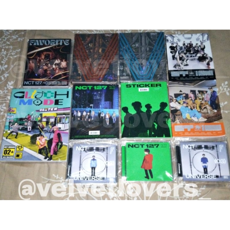 [READY STOCK] ALBUM ONLY NCT, WAYV. KICKBACK, GLICTH MODE, STICKER, EXO PHOTOBOOK KAI, DFTF
