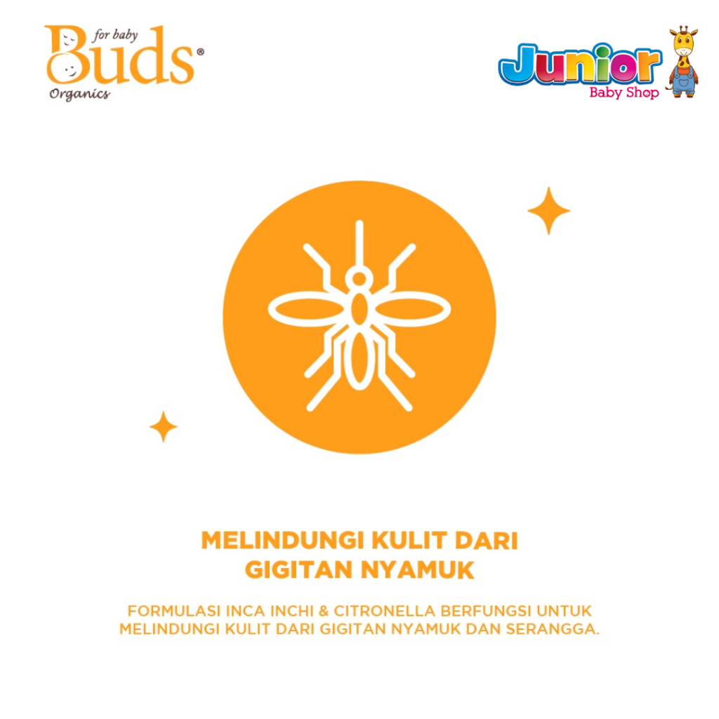 BUDS Mozzie Clear Spray 100ml - Lotion atau Krim Anti Nyamuk Bayi dan Anak