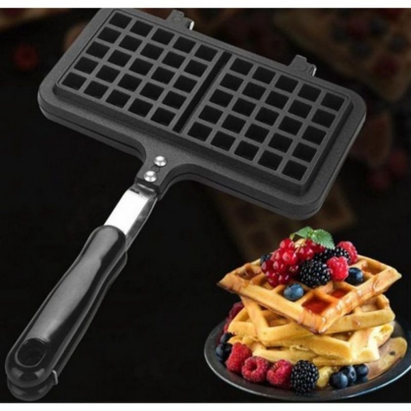 Cetakan kue Waffle Croffle Maker Anti Lengket belgia / Wafel pancake croffel belgian