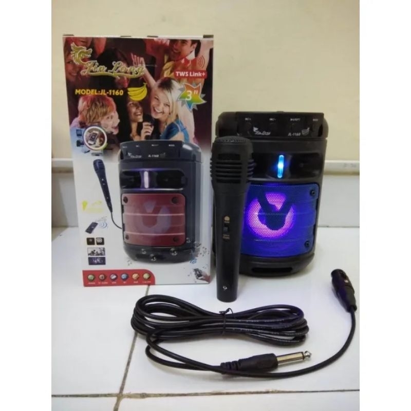 Jin Long Speaker Nirkabel Super Bass JL 1160 Banana